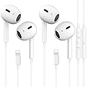 2 Packs-for iPhone Headphones Wired Earbuds/Earphones Nosie Reduction Built-in Microphone & Volume Control Headsets Compatible with iPhone…