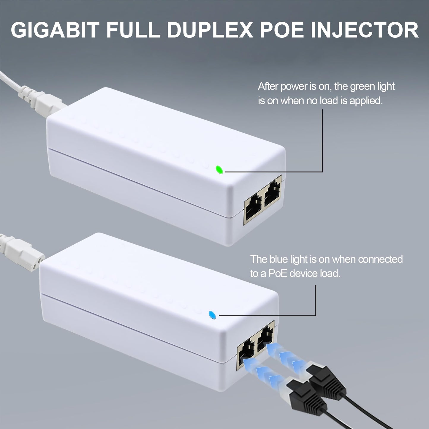 ThePoEstore Gigabit PoE+ Injector Adapter - Converts Non-PoE to PoE