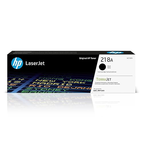 HP 218A Black Toner Cartridge | Works with Color LaserJet Pro 3201, MFP 3301 Series | W2180A
