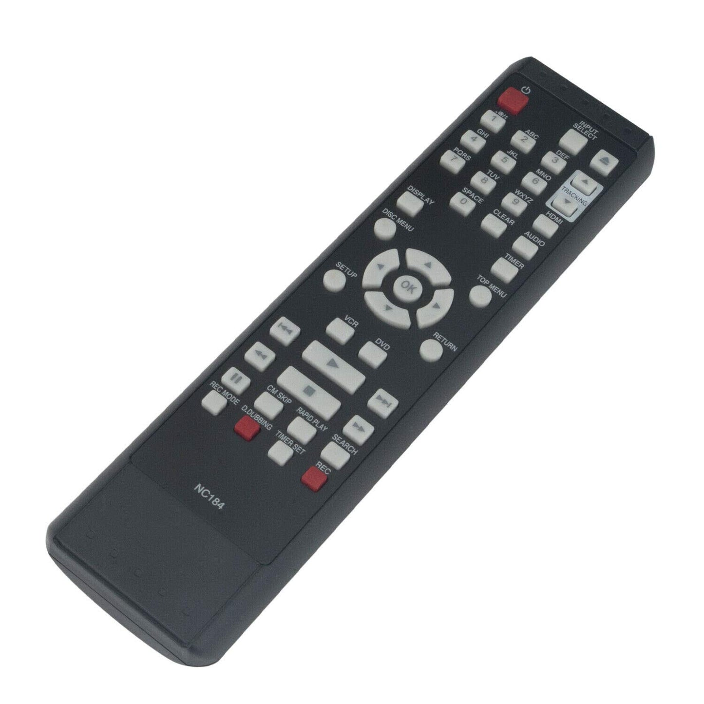 New - Remote Control NC184 NC184UH Compatible with Sanyo DVD Recorder FWZV475F