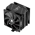 Thermalright Burst Assassin 120 EVO Dark CPU Cooler, 6 Heat Pipes Cooler, Double PWM Quiet Fans CPU Air Cooler with 1500RPM Speed, for AMD:AM4