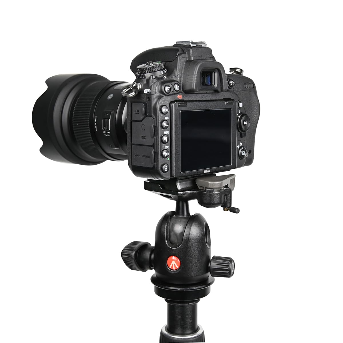 SIOTI 200PL-14 Quick Release Plate to RC/RC2/XPRO, 200PL-14 QR, Compatible for Manfr0tt0 Tripods Head with RC/RC2/XPRO Rapid Connect System
