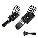 50pcs 2 Sizes Adjustable Adhesive Cable Ties Cable Clips Wire Strap Cord Clamp for Cable Management at Home and Office + 100pcs Nylon Zip Ties