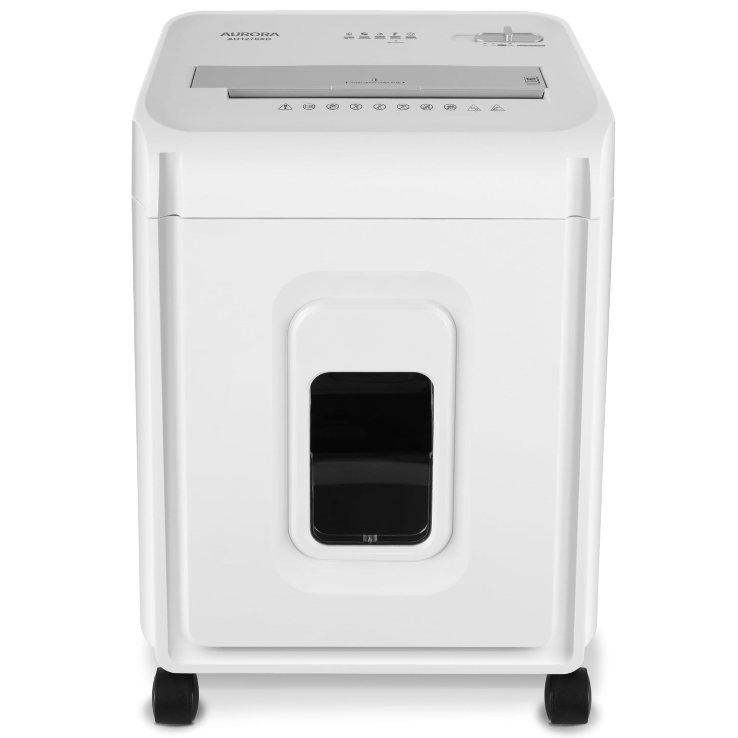 Aurora AU1270XB Professional Grade 12-Sheet Security P-4 Cross-Cut Paper and Credit Card/ 20 Minutes Continuous Run Time Shredder