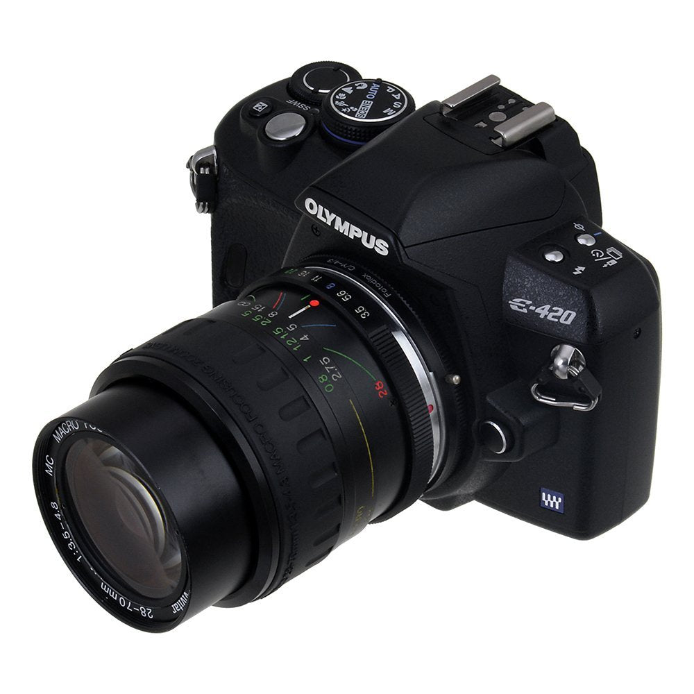 Fotodiox Lens Mount Adapter, Contax Yashica (c/y or cy) Lens to OM 4/3 (Four Thirds) Mount Camera Adapter, for Olympus E-1, E-3, E-10, E-20, E-30