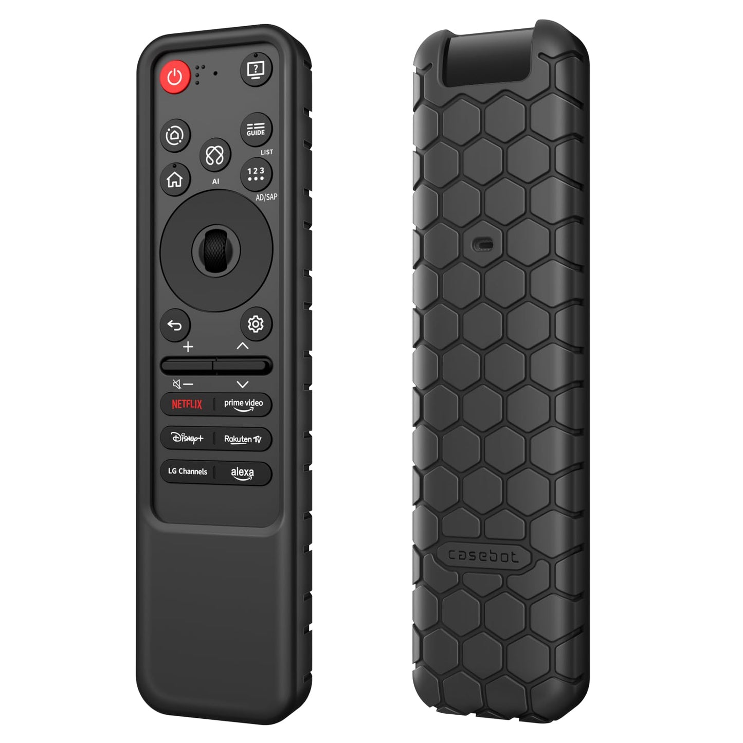 Fintie Silicone Case for LG MR25GA Remote Control, Lightweight Anti Slip Shockproof Protective Cover for LG OLED Smart TV C5 B5 G5 M5 Series Magic