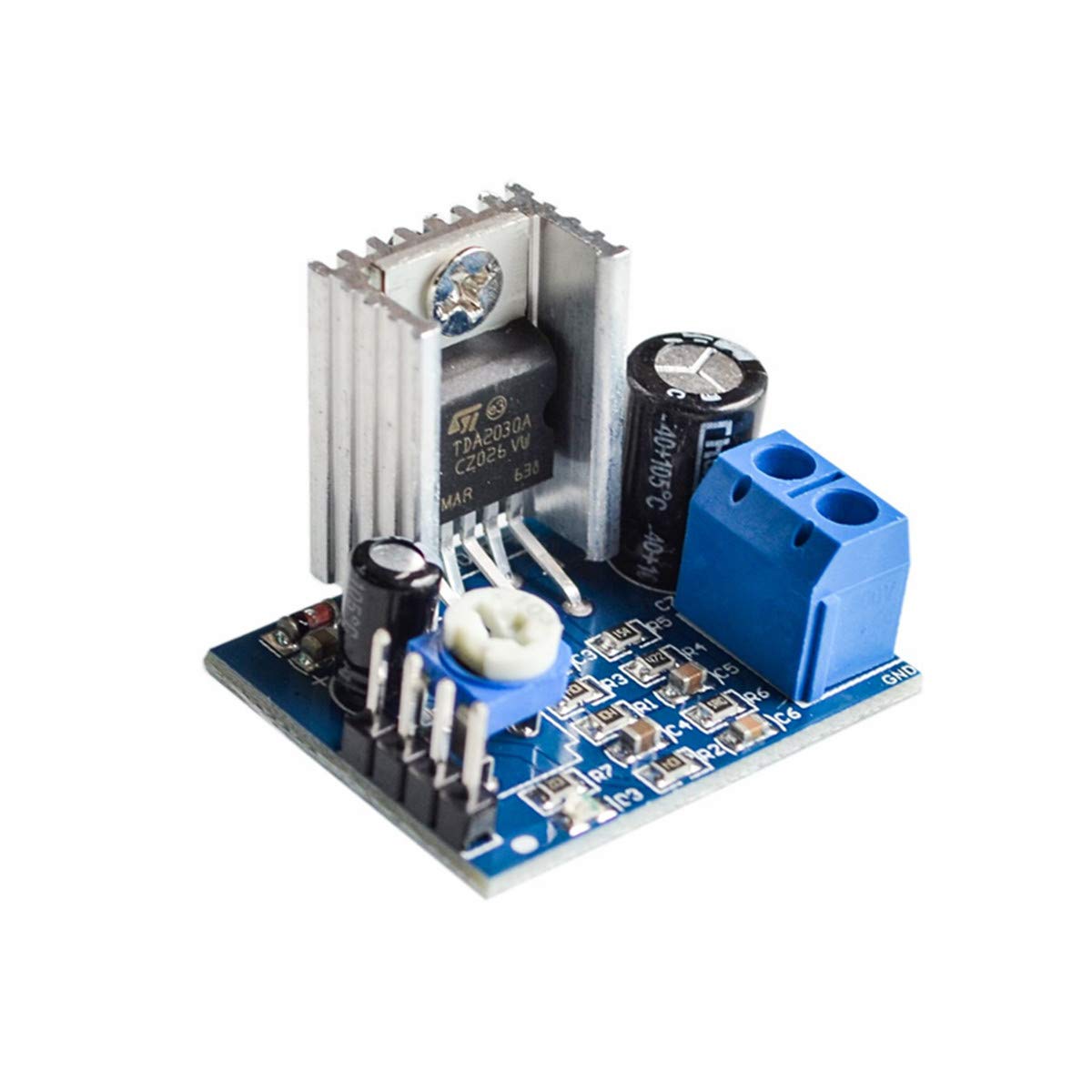 FainWan 5pcs TDA2030A Digital Audio Amplifier Module TDA2030 Power Amplifier Board 6-12V for DC Power Supply Audio System DIY Speakers