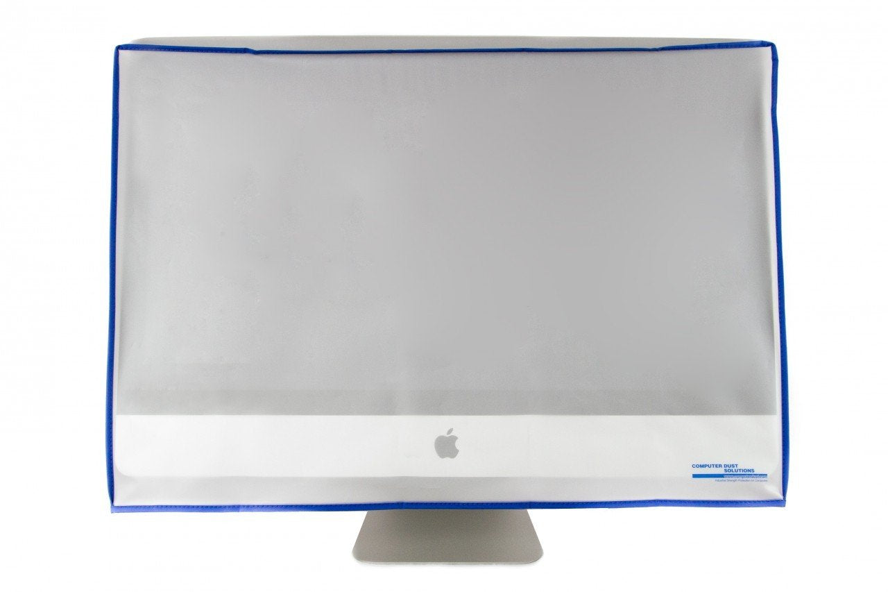 Dust and Water Resistant Silky Smooth Antistatic Vinyl iMac Monitor Dust Cover for 20" iMac 20.5W x17H x3(Top)/8(Bottom) D