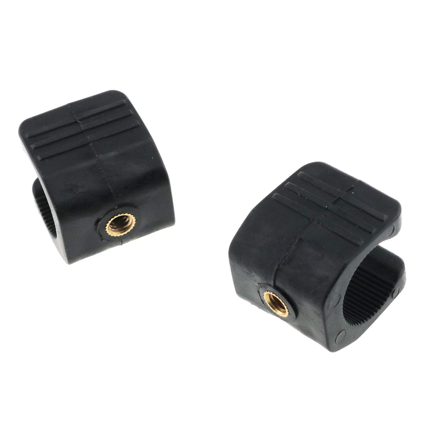 E-outstanding Flashlight Mounting Bracket 2PCS U Shaped Clip Mount Clamp for Tripod Monopod, Bicycle Torch Grip Stand Outdoor Travel Light Lamp Holder