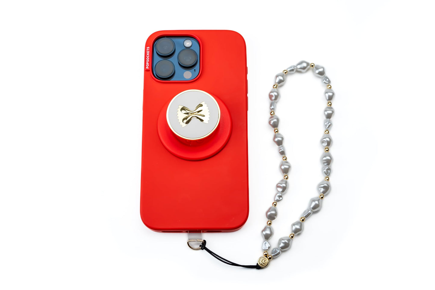 PopSockets Wristlet Phone Strap, Wrist Strap for Phone, Device Holder, Cute PopSockets - Pearlescent