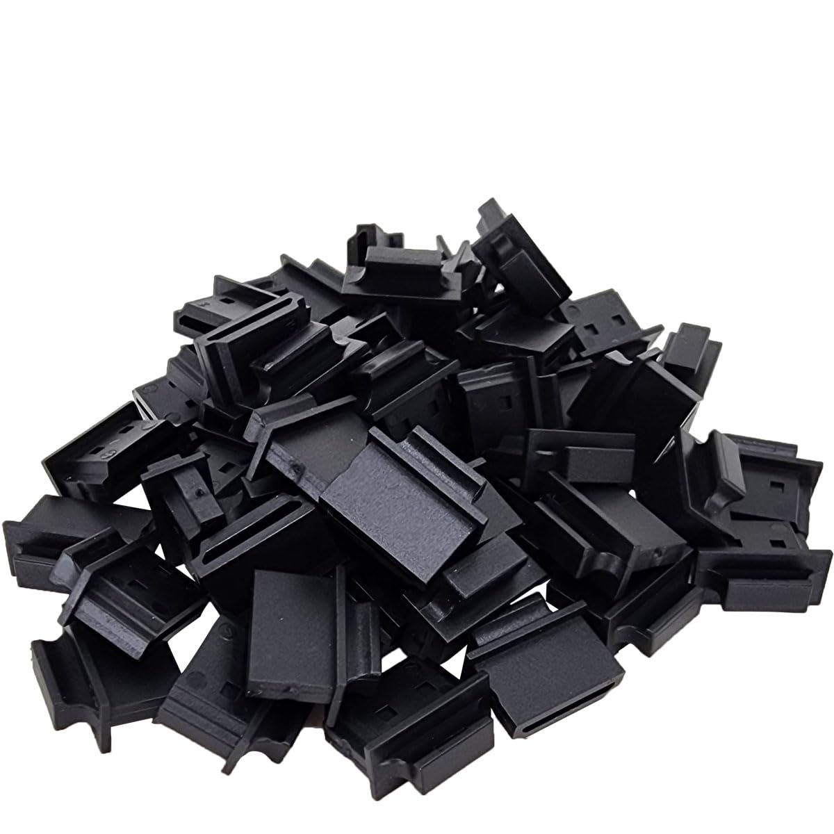 Cable Leader 50 PCS Plastiv Anti-Dust Dirt HDMI Female Dust Cover, Black Color
