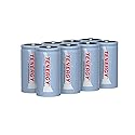 Tenergy C Size Battery 1.2V 5000mAh High Capacity NiMH Rechargeable Battery for LED Flashlights Kids Toy and More (8 pcs)