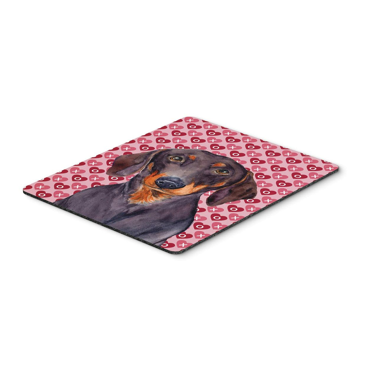 Caroline's Treasures LH9133MP "Dachshund Hearts Love and Valentine's Day Portrait Mouse Pad, Hot Pad or Trivet" for Home Office Gaming Working