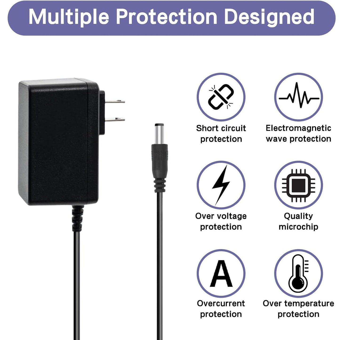 27V Replacement Charger for PRETTYCARE Cordless Vacuum Cleaner W100 W200 W300 W400 P1 P3 P4,AC/DC Vacuum Power Adapter Charging Cord 6.6Feet