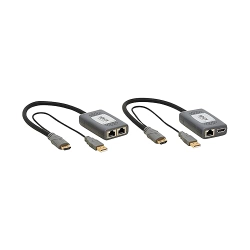 Tripp Lite Long-Distance HDMI Over Cat6 Extender Kit, 4K @ 60Hz, 1-Port, Extend up to 230 Feet / 70 Meters, Daisy-Chain up to 920ft / 280M, TAA