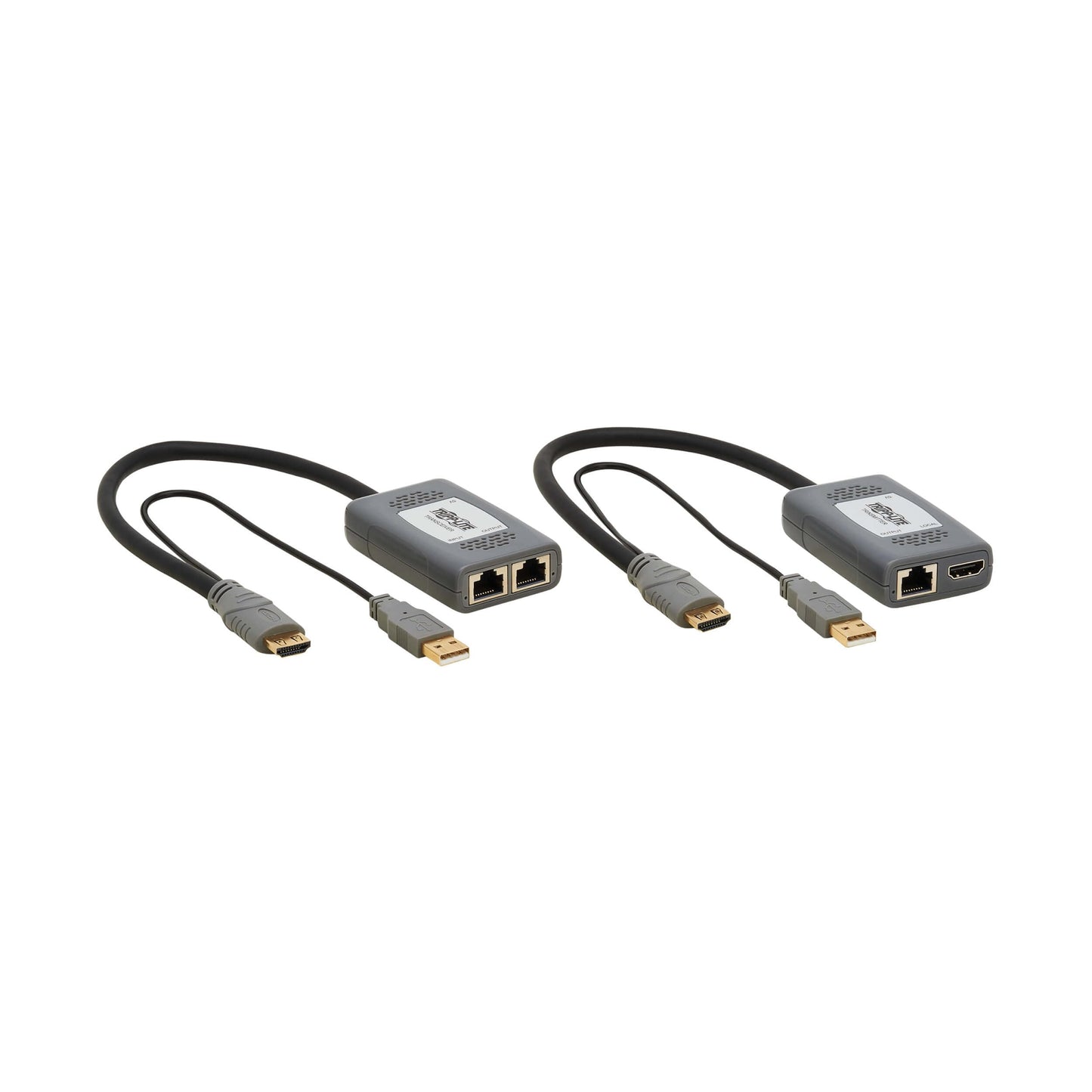 Tripp Lite Long-Distance HDMI Over Cat6 Extender Kit, 4K @ 60Hz, 1-Port, Extend up to 230 Feet / 70 Meters, Daisy-Chain up to 920ft / 280M, TAA