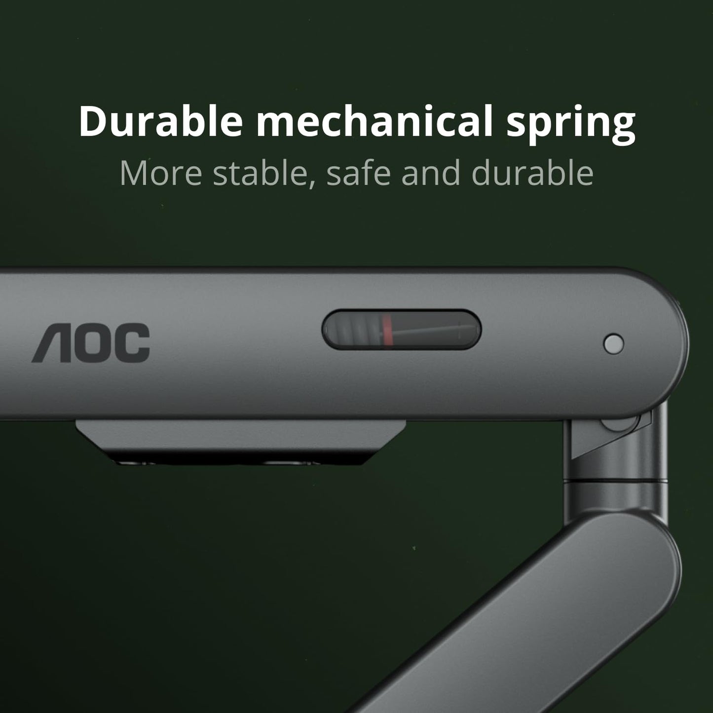 AOC AM420G Dual Monitor Stand - Full Adjustable Monitor Desk Mount Swivel Vesa Bracket with C Clamp, Grommet Mounting Base for 17 to 34 Inch Computer