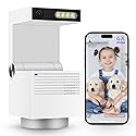psync Genie S 2.7K HD Indoor Security Camera with 6X Zoom, 2-Way Audio, Privacy Protection, Motion Tracking for Baby & Pet, 350° Pan & 135° Tilt, 32GB