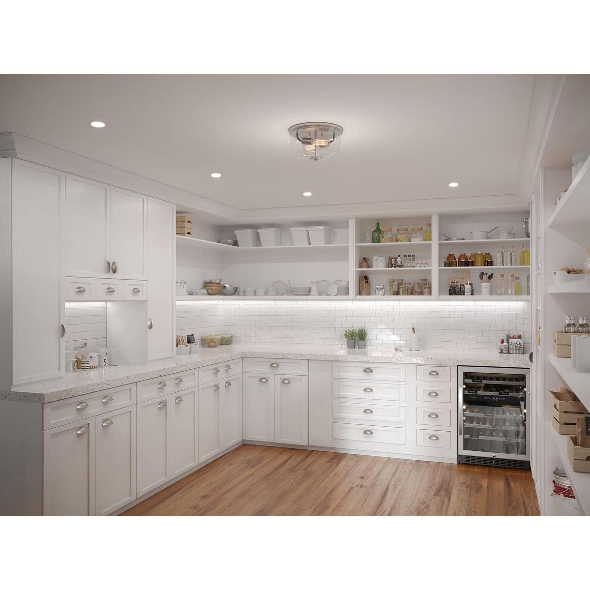 Progress Lighting Hide-a-Lite V 18" LED Undercabinet, Indoor, P700002-028-30, White