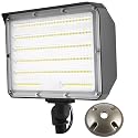 Dusk to Dawn Outdoor 100W LED Flood Light with Knuckle (Plate Included), 14000LM 1000W Equiv., 100-277V 5000K,ETL Commercial LED Floodlight Fixture