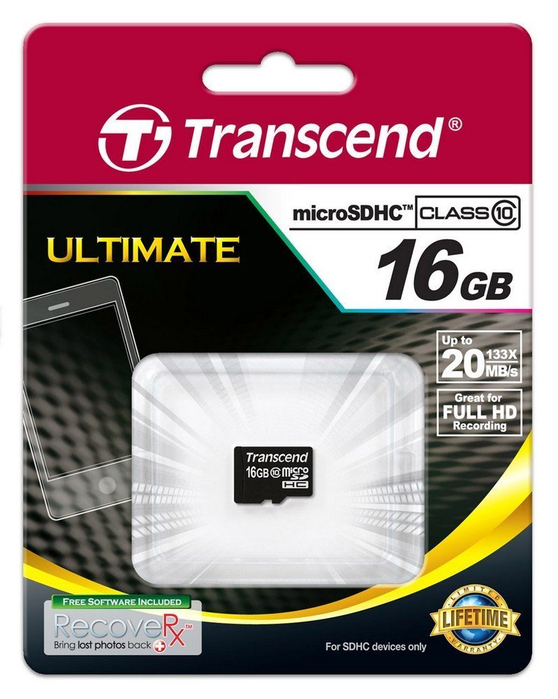 Transcend Information 16 GB Micro SDHC10 (TS16GUSDC10)