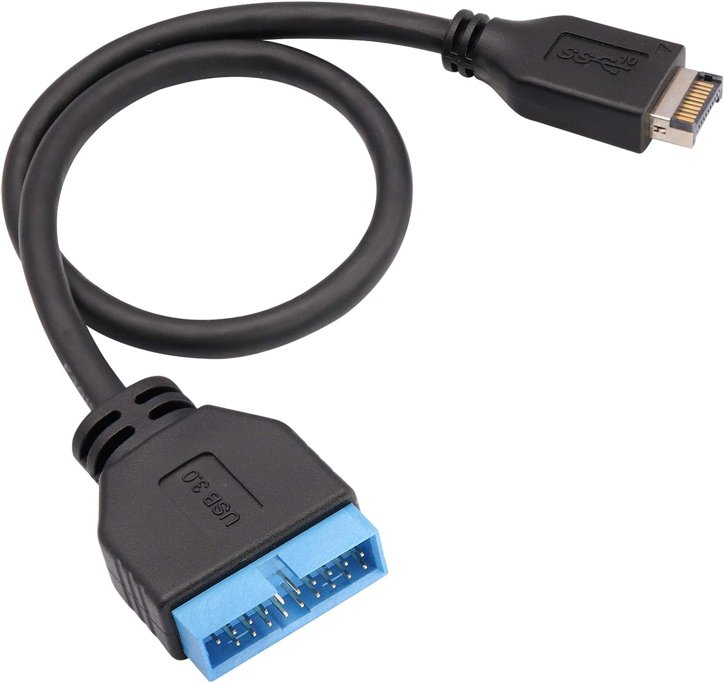 zdyCGTime USB 3.1 Front Panel Header to USB 3.0 20Pin Header Motherboard Extension Cable Adapter,Compatible with ASUS/Strix