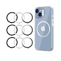 KALAPOP for MagSafe Sticker,MagSafe Ring Magnet,Magnetic Wireless Charger Conversion Kit,Compatible with iPhone 16/15/14/13/12/11, Galaxy S23/S22/S21