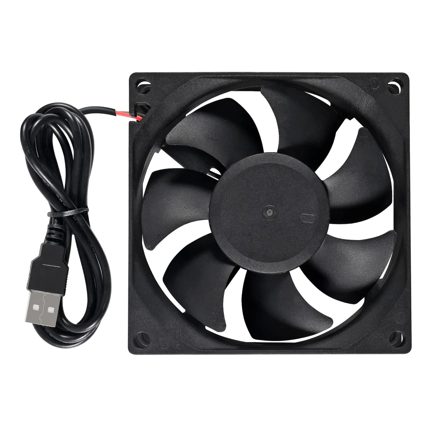 AITRIP 4PCS 80mm USB Fan 5V Brushless 8025 80x25mm for Cooling DIY PC Computer Case 3D Printer CPU Coolers Radiators