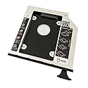 DY-tech 2.5" 9.5mm SATA 2nd HDD SSD Hard Drive Caddy Frame Tray for DELL Latitude E6400 E6500 E6410 E6510; DELL Precision M2400 M4400 M4500
