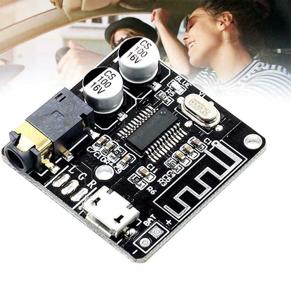 Acxico 2Pcs VHM-314 Bluetooth Audio Receiver Board 5.0 MP3 Lossless HF Board DIY
