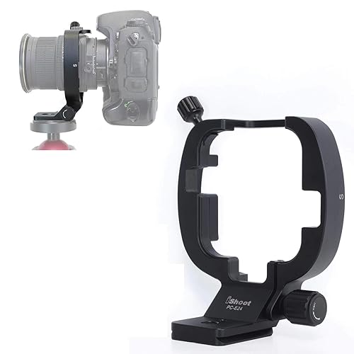 iShoot Tripod Mount Ring, Lens Collar Support Holder for Nikon PC-E Micro NIKKOR 45mm f/2.8D ED and Nikon PC-E NIKKOR 24mm f/3.5D ED Tilt-Shift Lens