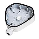 DS-1280ZJ-DM25 Bracket, Wall Mount Bracket, Hide Cable Junction Box, Fisheye Camera Bracket Compatible with Dome Camera DS-2CD6362F-I