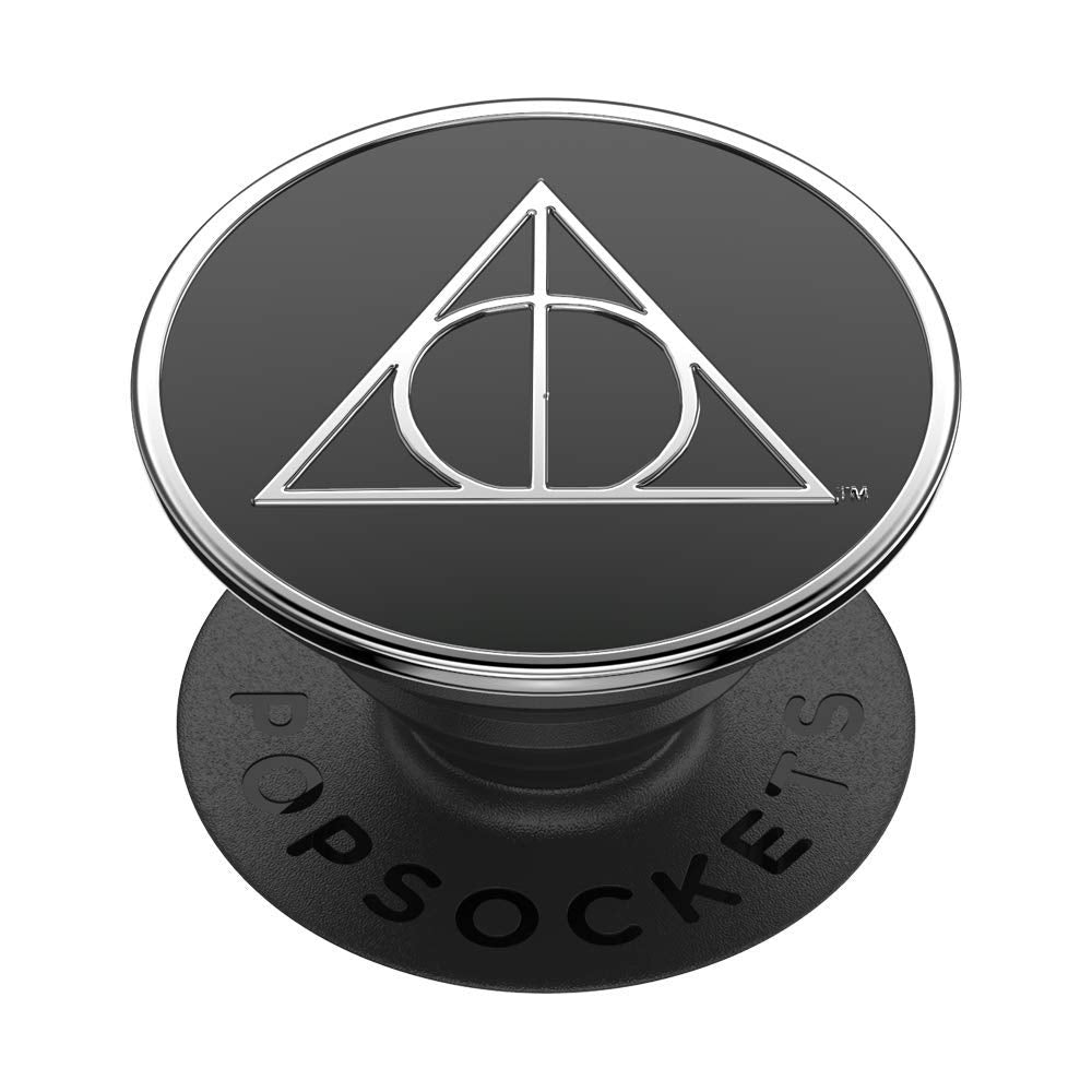 PopSockets Adhesive Phone Grip, Holder, Phone Stand, Harry Potter - Enamel Deathly Hallows