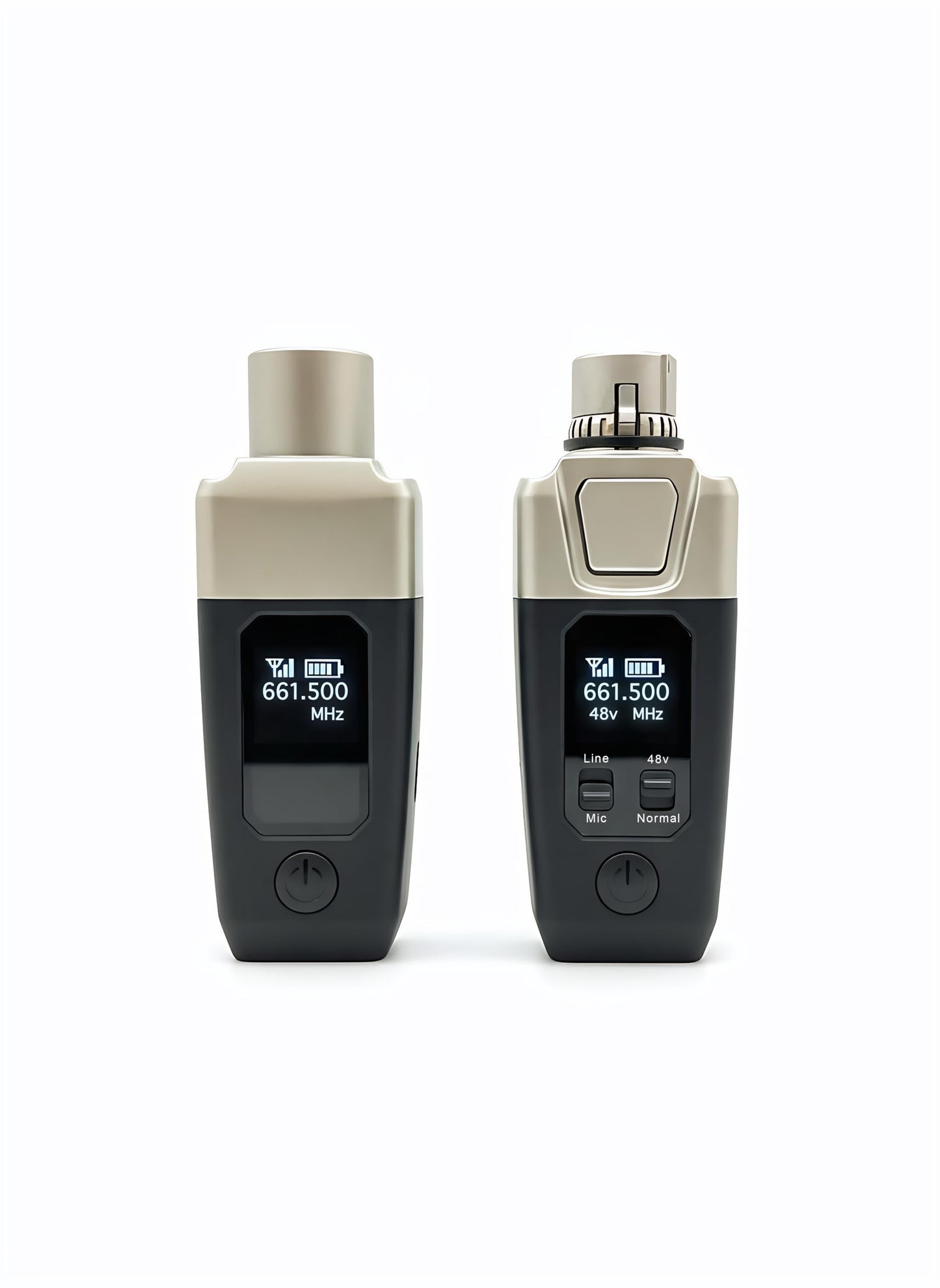 AirSync Wireless XLR Transmitter Receiver System- Dynamic & Condenser Microphones, 150ft Range, Triple Click Mute, 8Hr Battery, 13 Systems
