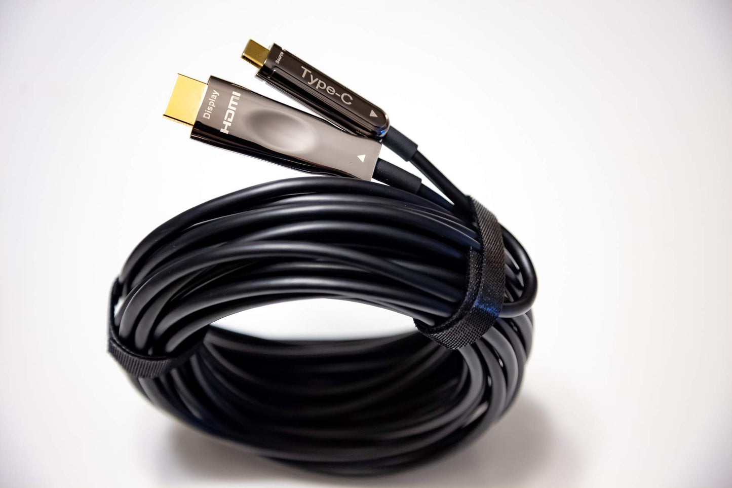 Pacroban Fiber Optic USB Type-C to HDMI Cable - 4K 60Hz, Thunderbolt 3 Compatible, Long (25 feet)