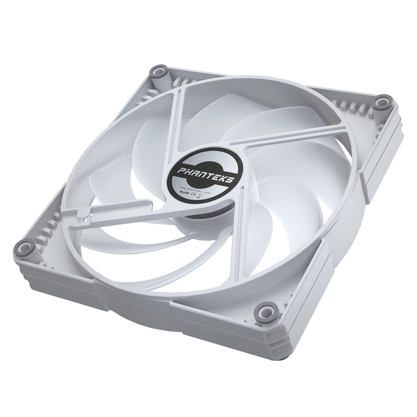 Phanteks (PH-F140SK_DRGB_PWM_WT01_3P) SK140 DRGB PWM Fan 3Pack - 3X 140mm Fan, high Airflow Nine-Blade Design, DRGB Lighting, Rubber dampening washers