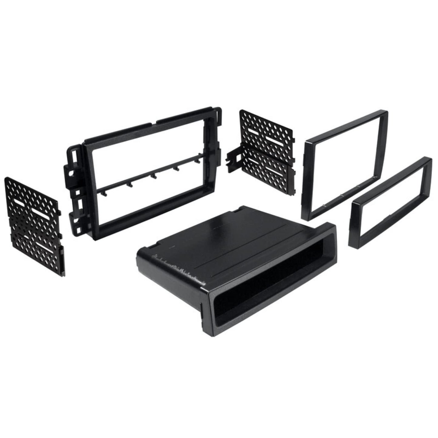 American International Chevy Silverado/Tahoe/Suburban/Yukon & GMC Sierra (2007-2013) Double DIN or Single ISO w/Pocket Radio Dash Kit, Retains SWC
