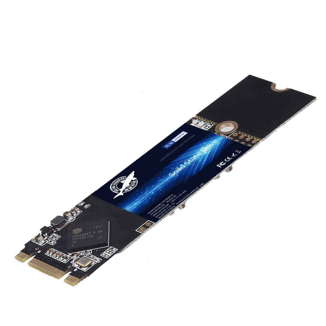SSD SATA M.2 2280 128GB Dogfish Ngff Internal Solid State Drive High Performance Hard Drive for Desktop Laptop SATA III 6Gb/s Includes SSD 60GB 120GB