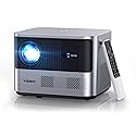 VIZONY FHD 1080P Projector 4K Support, 5G WiFi Bluetooth Projector, Outdoor Projector with Full-Sealed Engine/Electric Focus/4P4D/PPT/Zoom, Home Movie