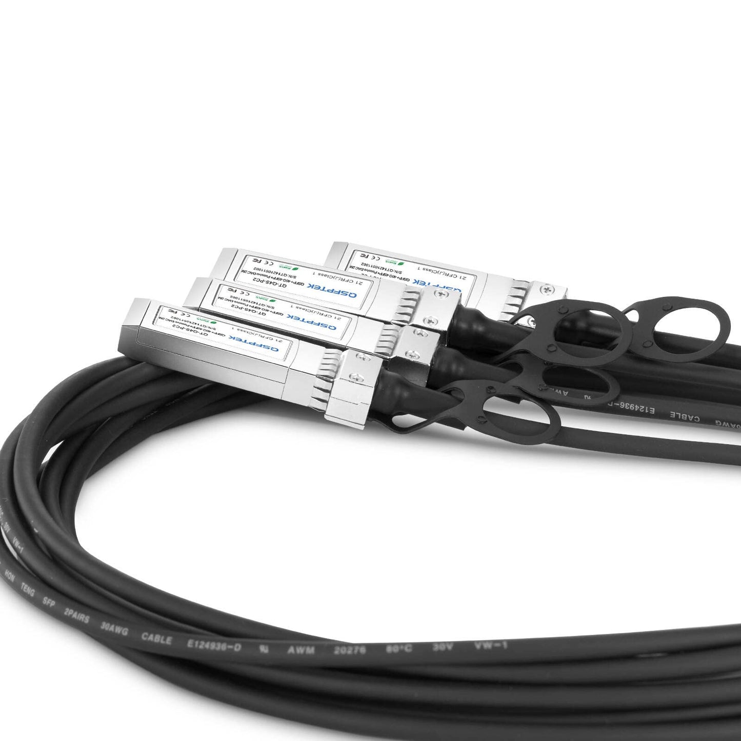 0.5m (2ft) 40G QSFP+ to 4 x 10G SFP+ Breakout Twinax Cable, 40GBASE-CR4 QSFP to SFP Passive Direct Attach Copper Cable for QSFP-4SFP10G-CU50CM