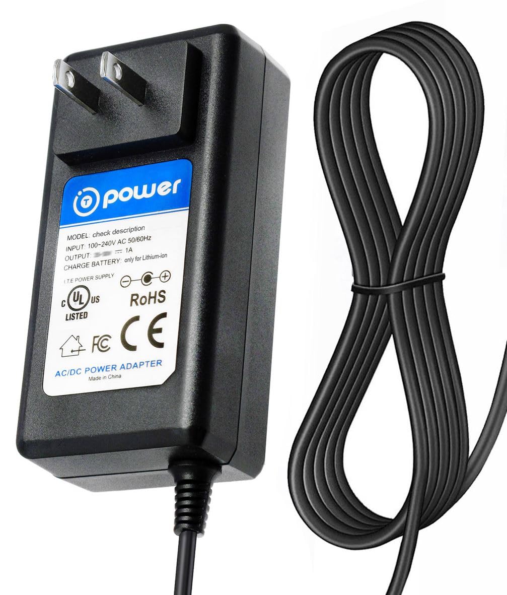 T POWER 18V Charger for ECOXGEAR Defender Outdoor Portable Bluetooth Speaker GDI-EXDFNR01 GDIEXDFNR01 & TaoTronics TT-SK017U, TT-SK020 2.1 Channel…