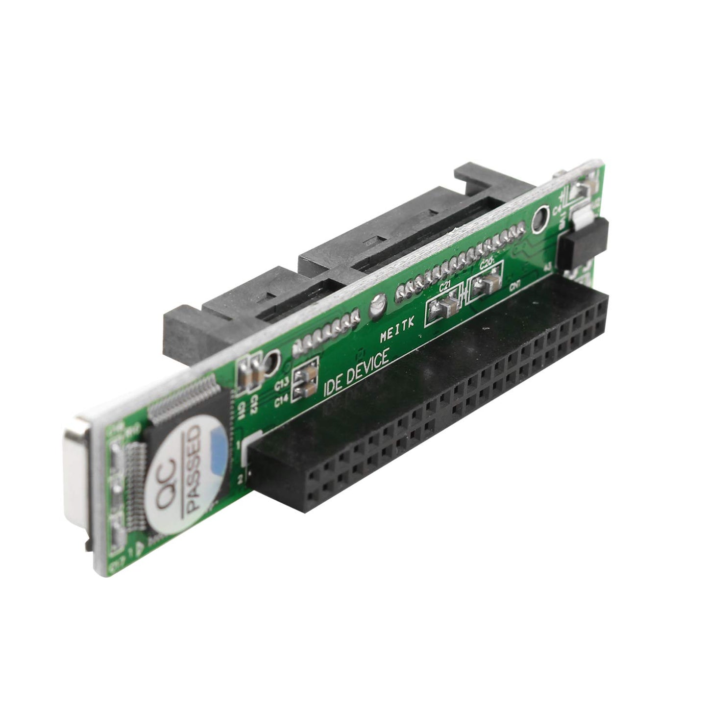 Futheda 2.5 inch 44 Pin Hard Drive Female IDE Adapter to SATA Adapter Converter Drive Hard Disk Parallel Port Interface to Serial ATA Port Adapter