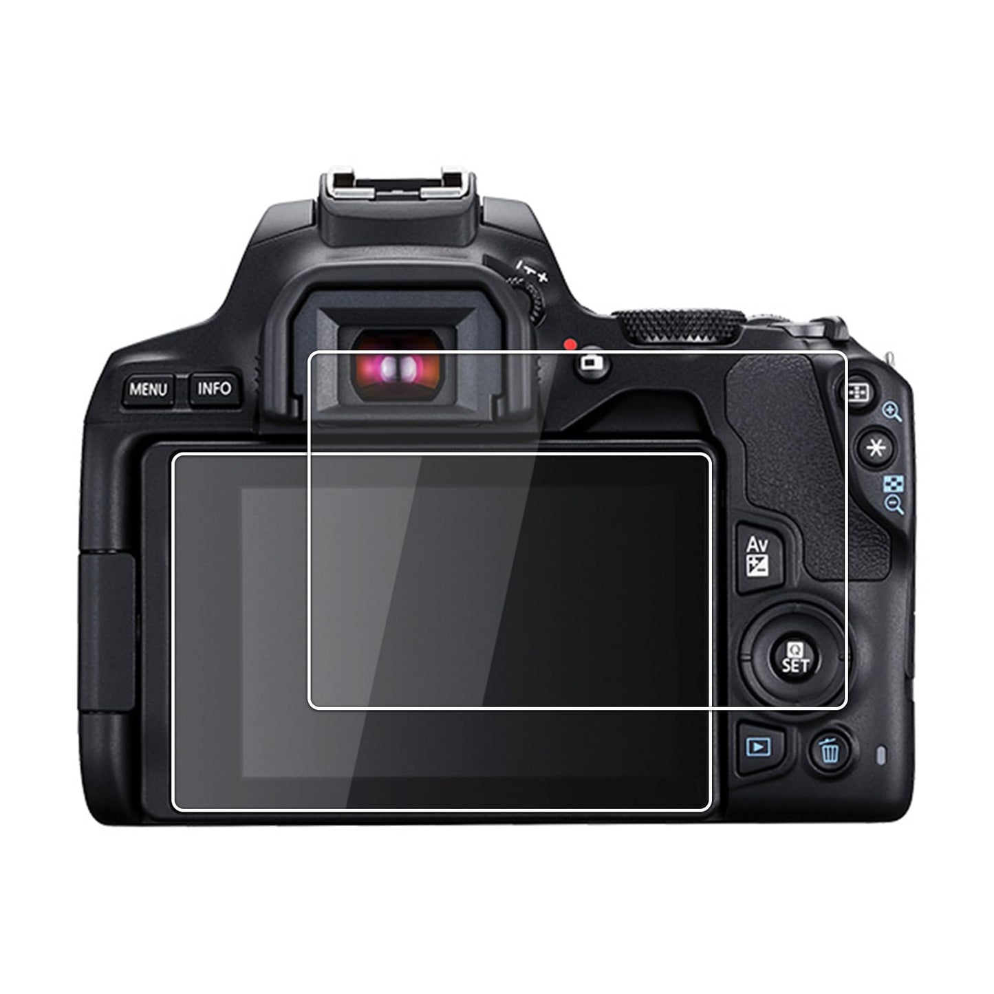kinokoo Screen Protector for Nikon P1000 P1100 P950 Digital camera 0.25mm 9H Hardness Tempered Glass Film for Nikon P1100/P1000 /P950 camera - Bubble