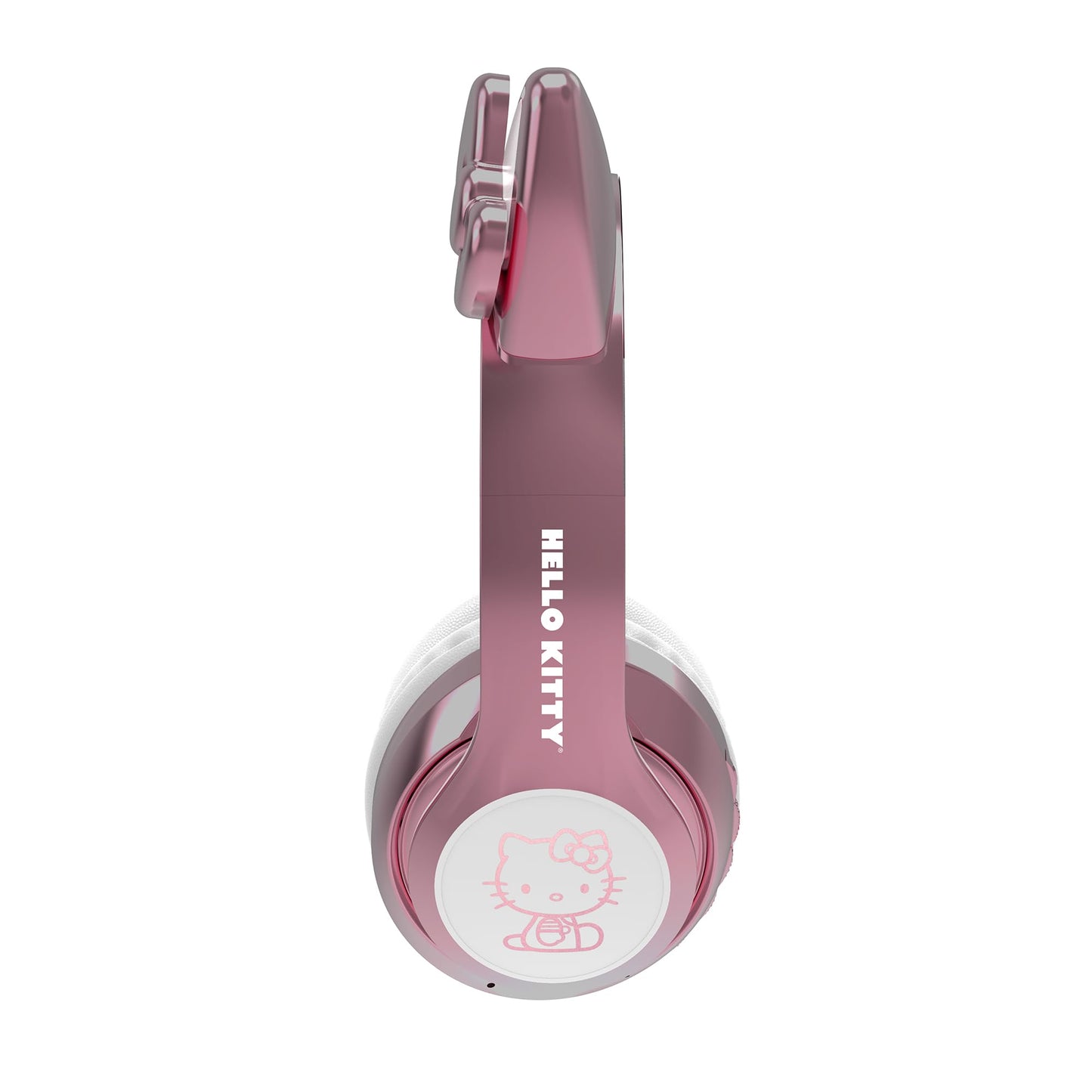 Hello Kitty Wireless Light Up Headphones - Foldable Design, Built-in Microphone, Multicolored Lights, Bluetooth 5.3, Long Battery Life, and Superior