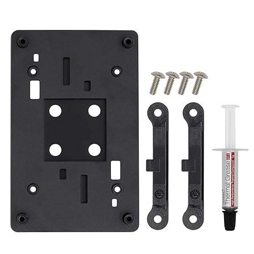 GENNEL AM5 Motherboard Backplate Metal Backplane, CPU Heatsink Mounting Bracket, CPU Fan Cooling Mounting Sheet Plate for AMD AM5 Motherboards
