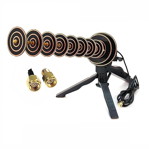16dBi 2.4GHz High-Gain WiFi Directional Yagi Antenna Suitable for Drones USB Wireless adapters SMA routers and Cameras for Long Distance Signal
