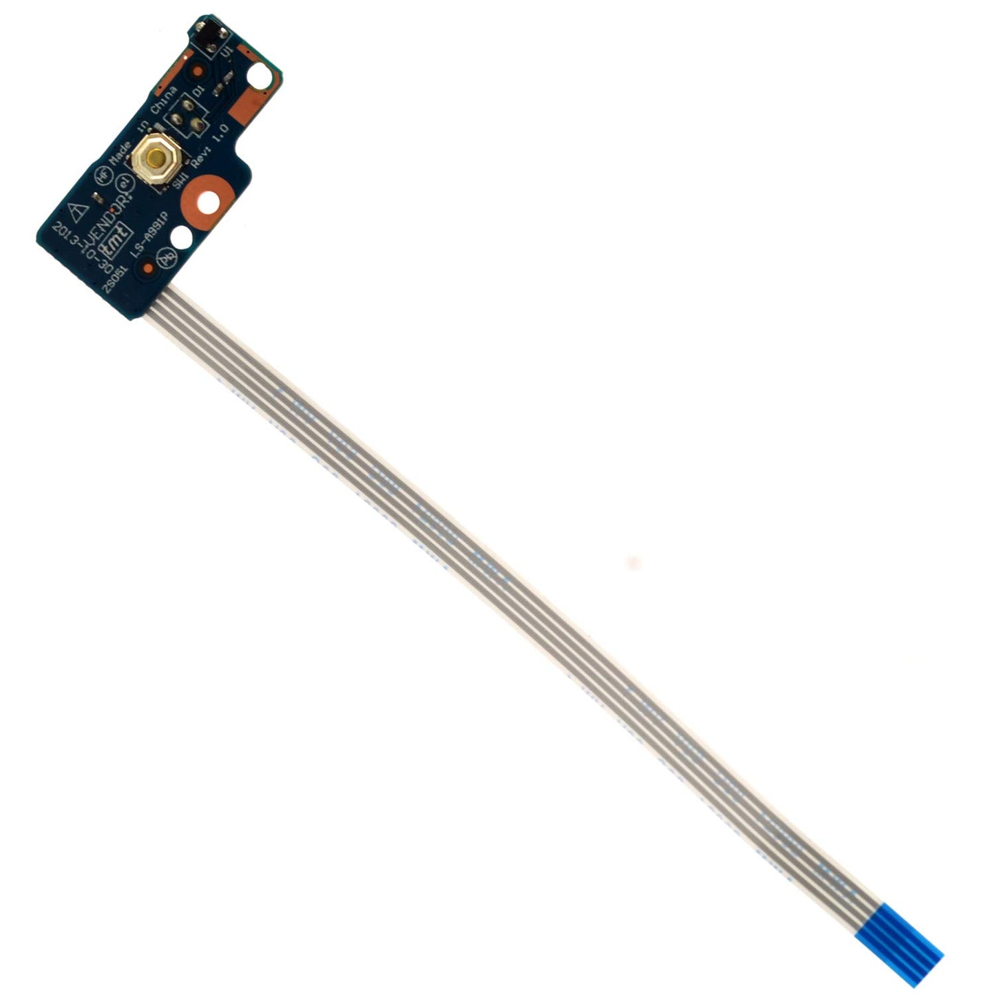 Deal4GO Power Switch Button Board w/Cable for HP Pavilion 15-R 15-G 15-S 14-R 14-G 250-G3 255-G3 256-G3 LS-A991P 749650-001