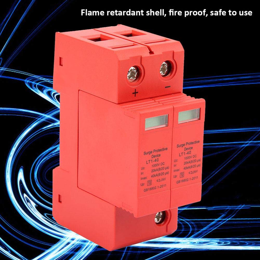 House Protective Device Low-Voltage Arrester Device DC1000V 2P 20KA~40KA