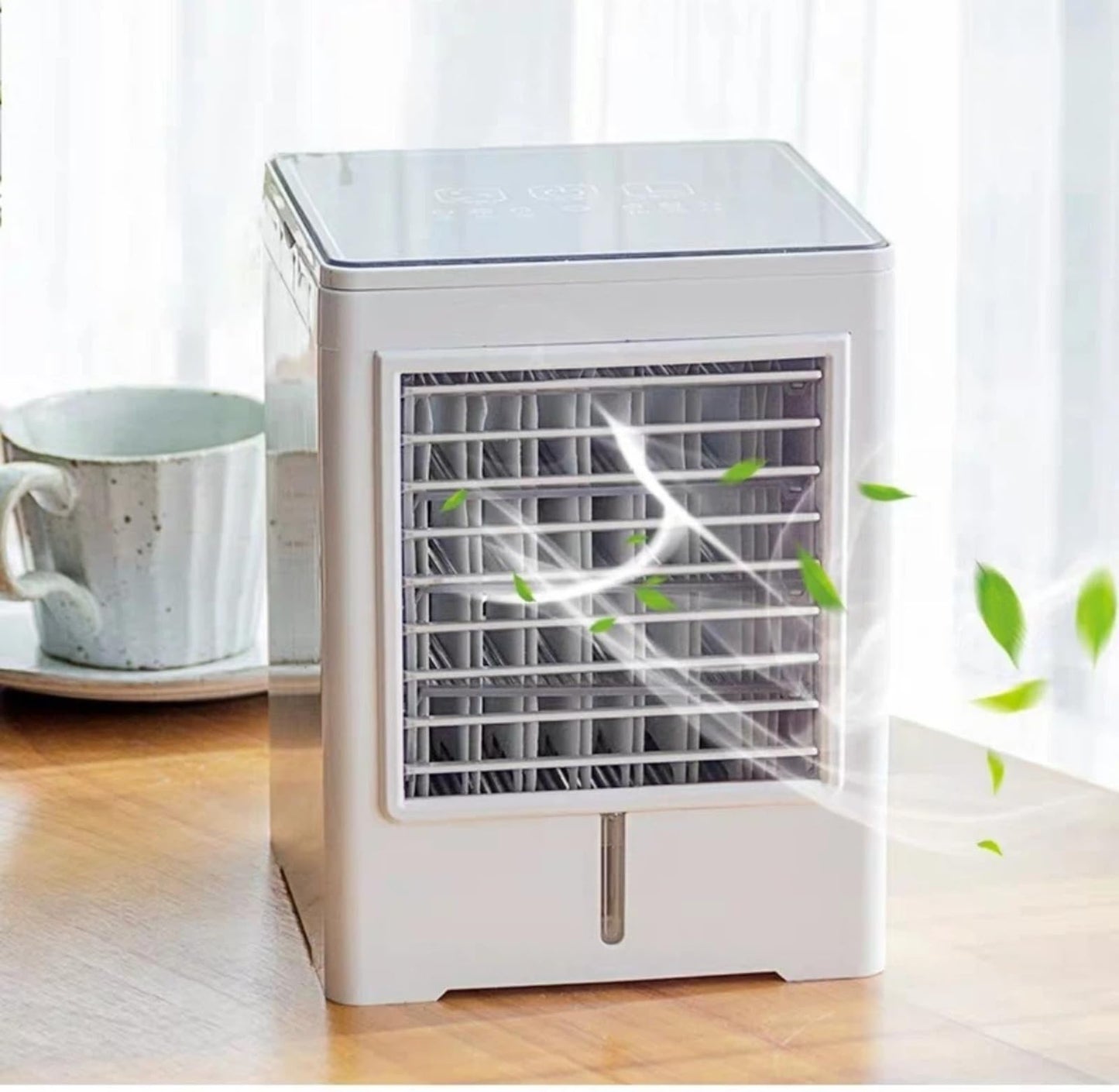BRACTONICS Personal Air Cooler Fan, Portable Evaporative Cooling Fan with 3 Speeds, Quiet Mini Air Conditioner for Desk