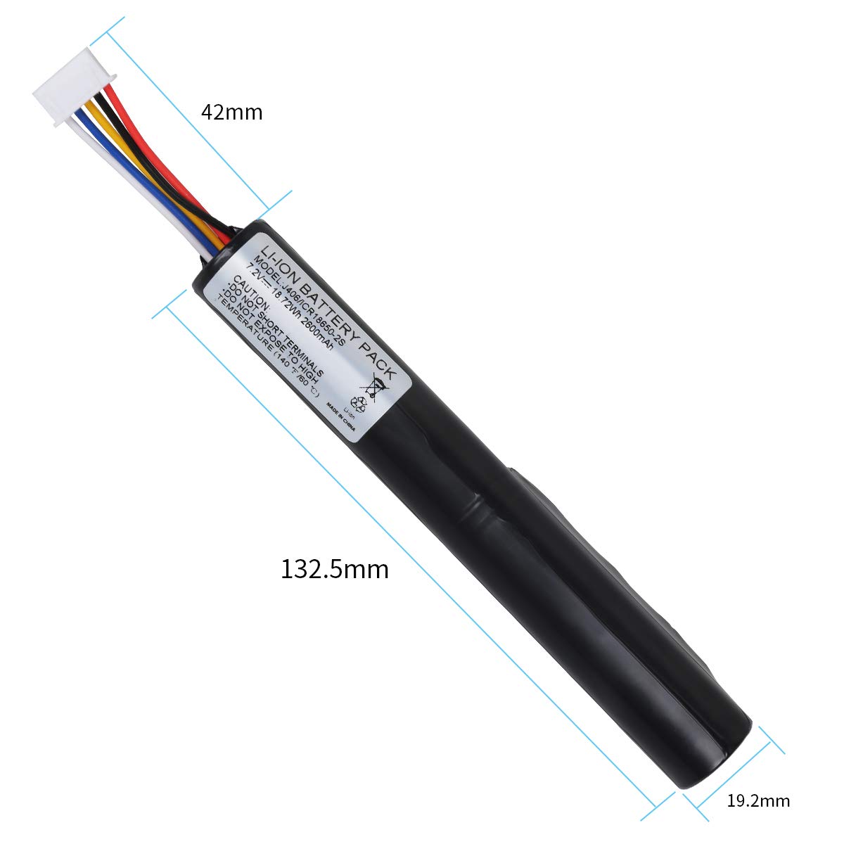 for B&O BeoPlay Battery Kratax 2600mAh Li-ion 7.2 V Replacement Battery for B&O BeoPlay A2, BeoLit 15, BeoLit 17 Portable Bluetooth Speaker, Part No.